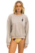 BOLT STITCH RELAXED CREW SWEATSHIRT - SAND // BLACK Sweatshirt Aviator Nation 