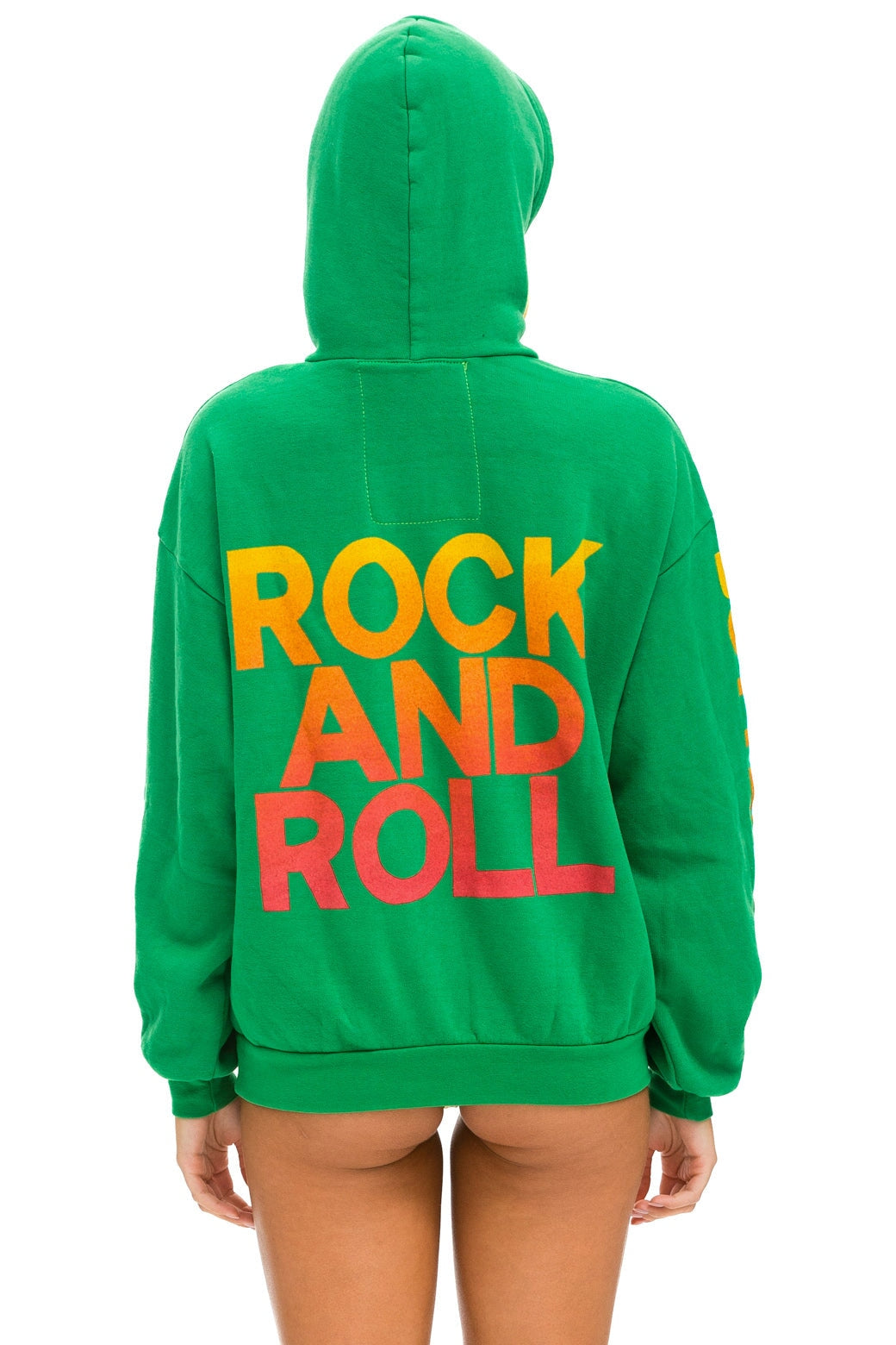 BOTTLEROCK 2024 RELAXED PULLOVER HOODIE - KELLY GREEN SALE Aviator Nation 