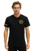 DREAMLAND TIGER SMALL PRINT CREW TEE - BLACK Tees sale 