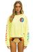 GOV BALL 2024 CREW SWEATSHIRT RELAXED - NEON YELLOW Aviator Nation 