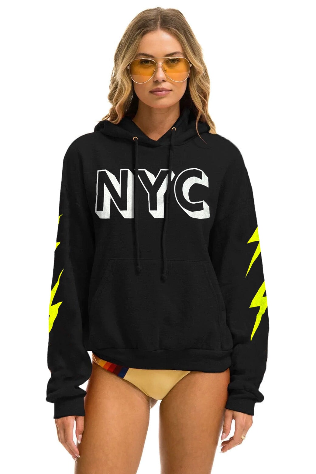 GOV BALL 2024 PULLOVER HOODIE RELAXED - BLACK Aviator Nation 