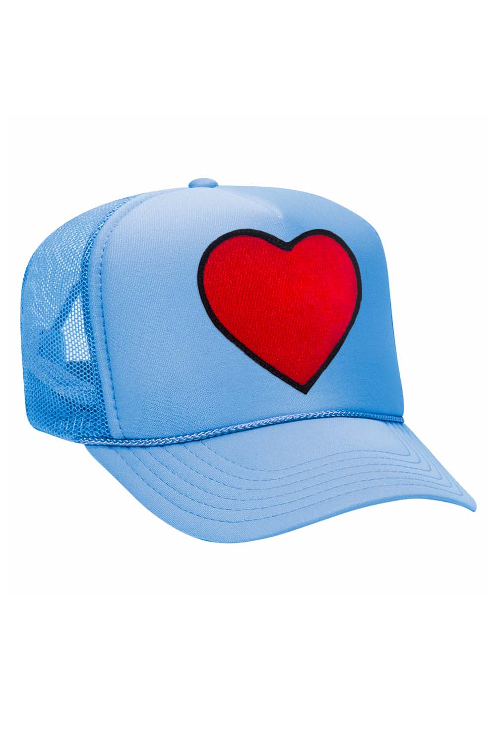 HEART - VINTAGE LOW RISE TRUCKER HATS Aviator Nation LIGHT BLUE 