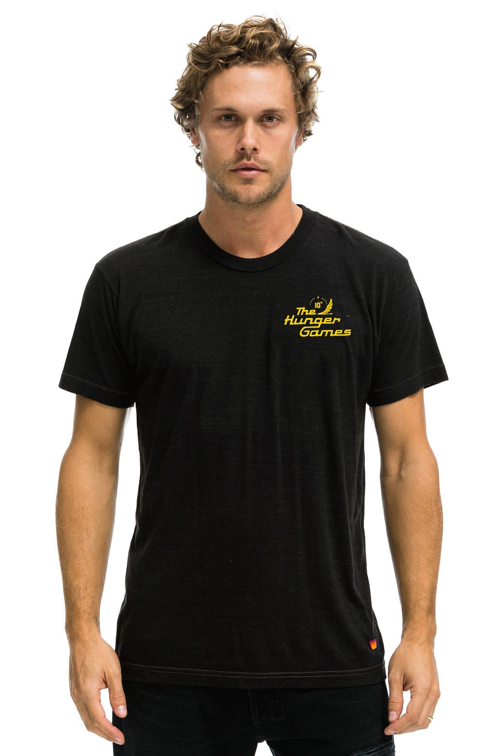 HUNGER GAMES CREW TEE SHIRT - BLACK Tees sale 