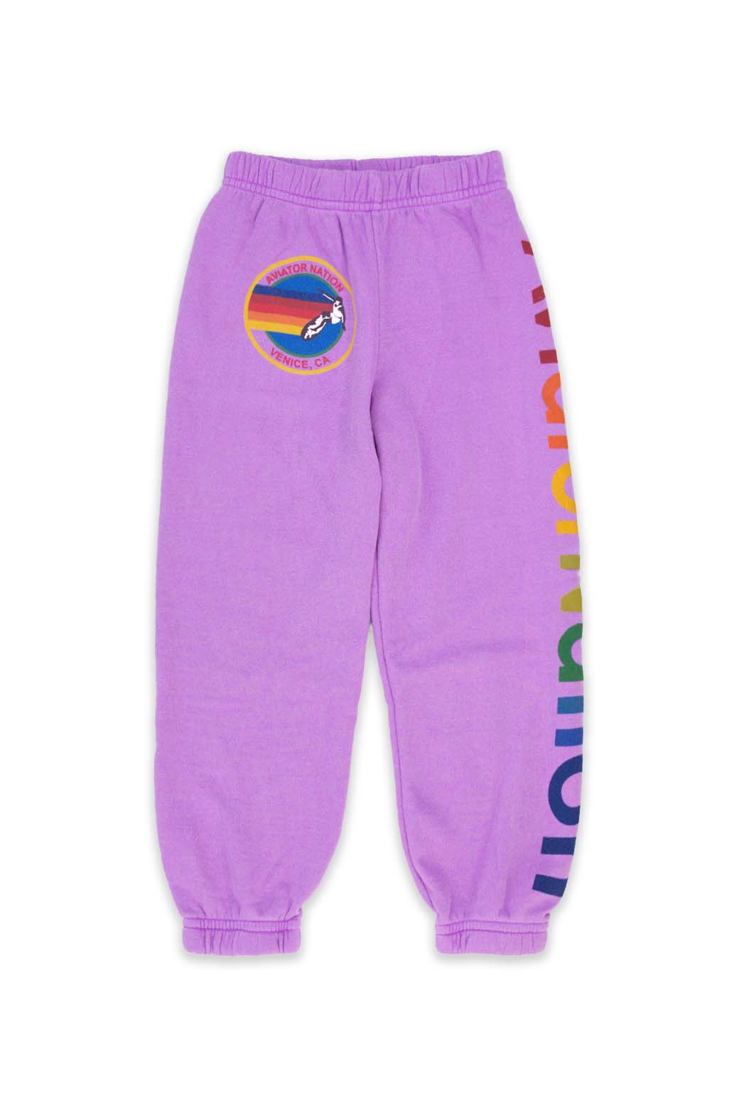 KID S AVIATOR NATION SWEATPANTS NEON PURPLE Aviator Nation