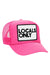 LOCALS ONLY VINTAGE TRUCKER HAT HATS Aviator Nation OS NEON PINK 