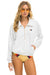 LOGO EMBROIDERY HALF ZIP SWEATSHIRT - WHITE Sweatshirt Aviator Nation 