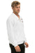 LOGO EMBROIDERY HALF ZIP SWEATSHIRT - WHITE Sweatshirt Aviator Nation 