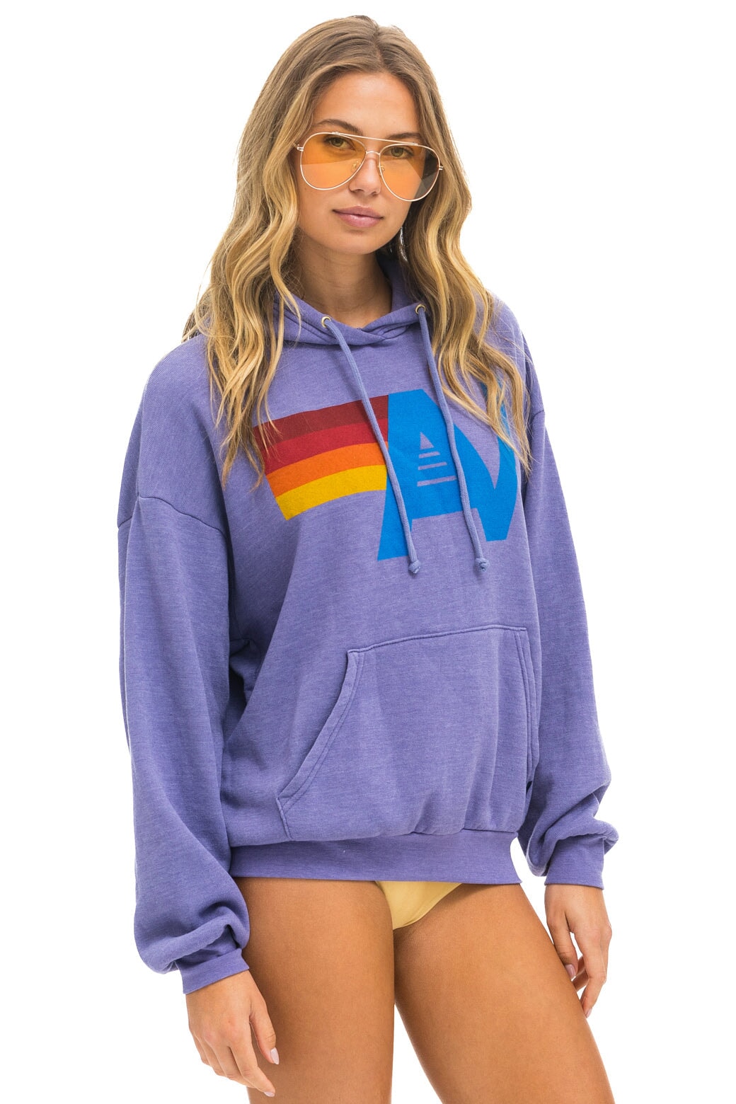 Lavender graphic hoodie outlet