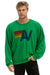 LOGO RELAXED CREW SWEATSHIRT - KELLY GREEN Sweatshirt Aviator Nation 