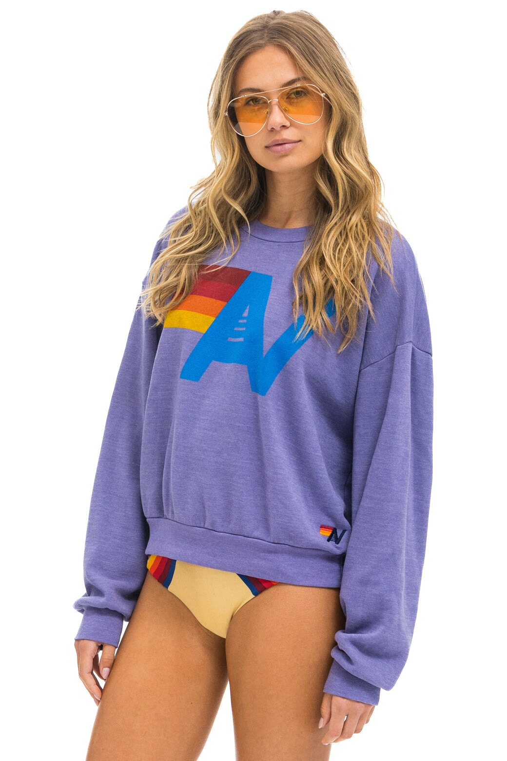 Aviator nation crew neck unisex outlets sweater