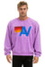 LOGO RELAXED CREW SWEATSHIRT - NEON PURPLE Sweatshirt Aviator Nation 