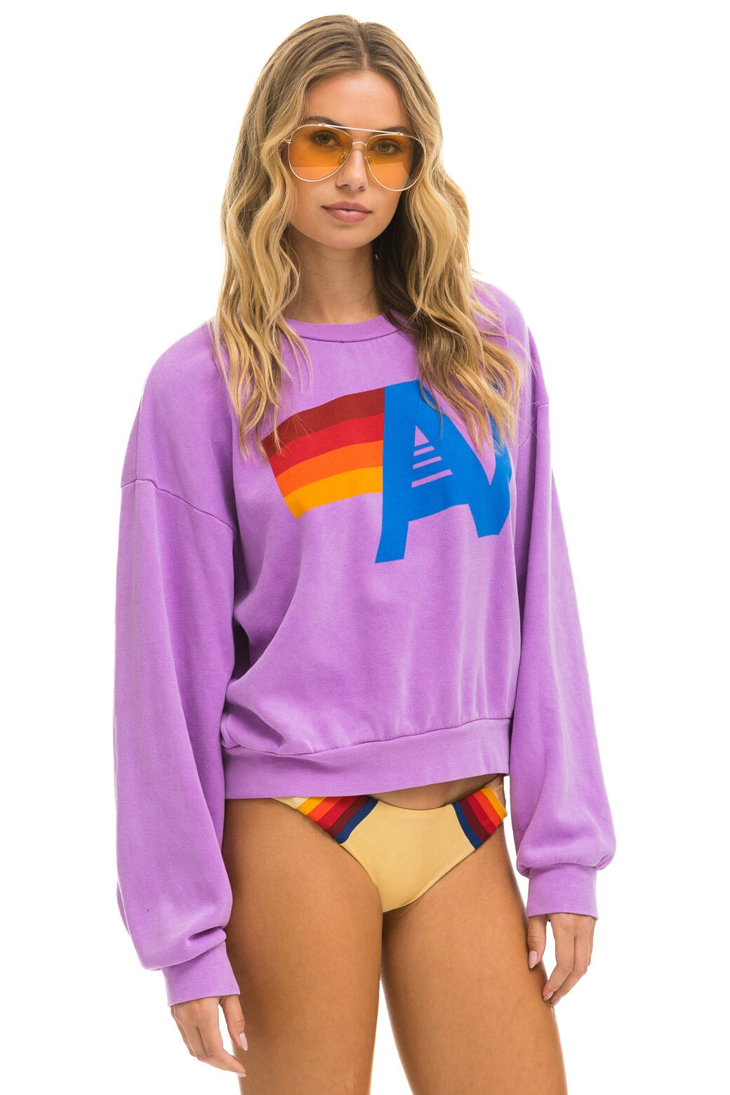 Neon discount sweatshirt women's