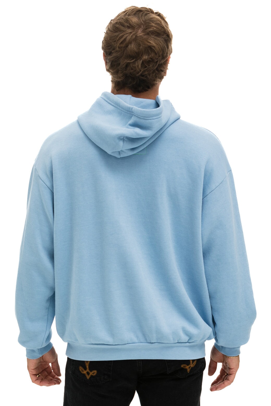 LOGO STITCH PULLOVER RELAXED HOODIE - ICE Hoodie Aviator Nation 