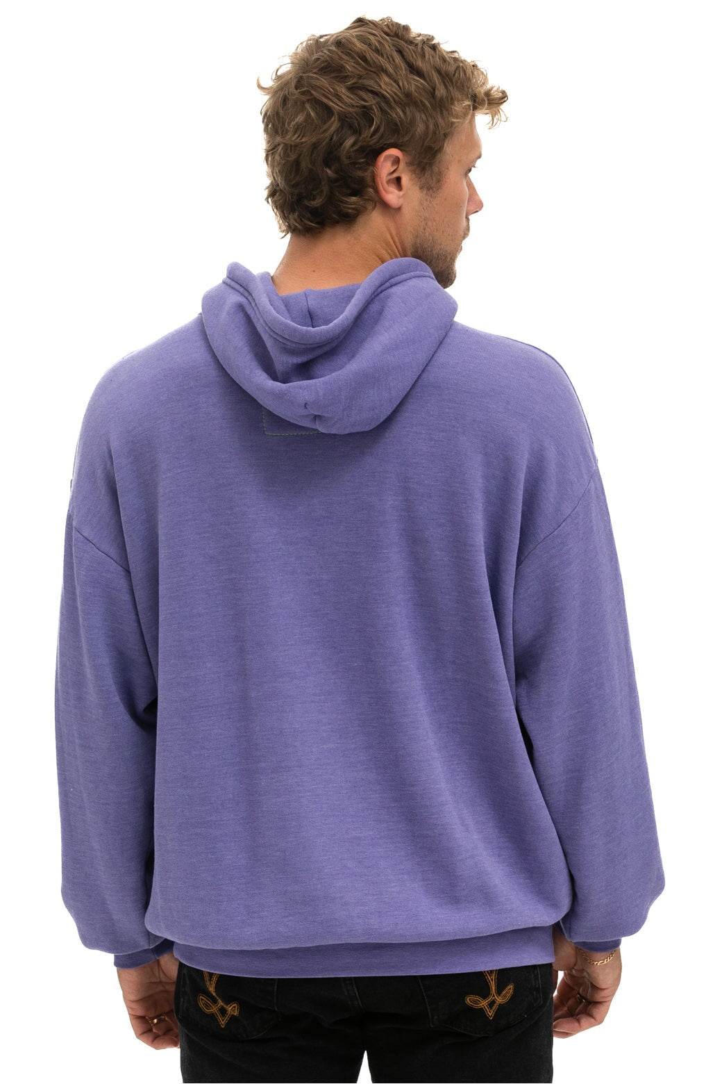 LOGO STITCH PULLOVER RELAXED HOODIE - LAVENDER Hoodie Aviator Nation 