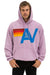 LOGO STITCH PULLOVER RELAXED HOODIE - MAUVE Hoodie Aviator Nation 