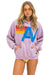 LOGO STITCH PULLOVER RELAXED HOODIE - MAUVE Hoodie Aviator Nation 