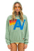 LOGO STITCH PULLOVER RELAXED HOODIE - SAGE Hoodie Aviator Nation 