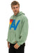 LOGO STITCH PULLOVER RELAXED HOODIE - SAGE Hoodie Aviator Nation 