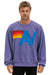 LOGO STITCH RELAXED CREW SWEATSHIRT - LAVENDER Sweatshirt Aviator Nation 