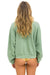 LOGO STITCH RELAXED CREW SWEATSHIRT - SAGE Sweatshirt Aviator Nation 