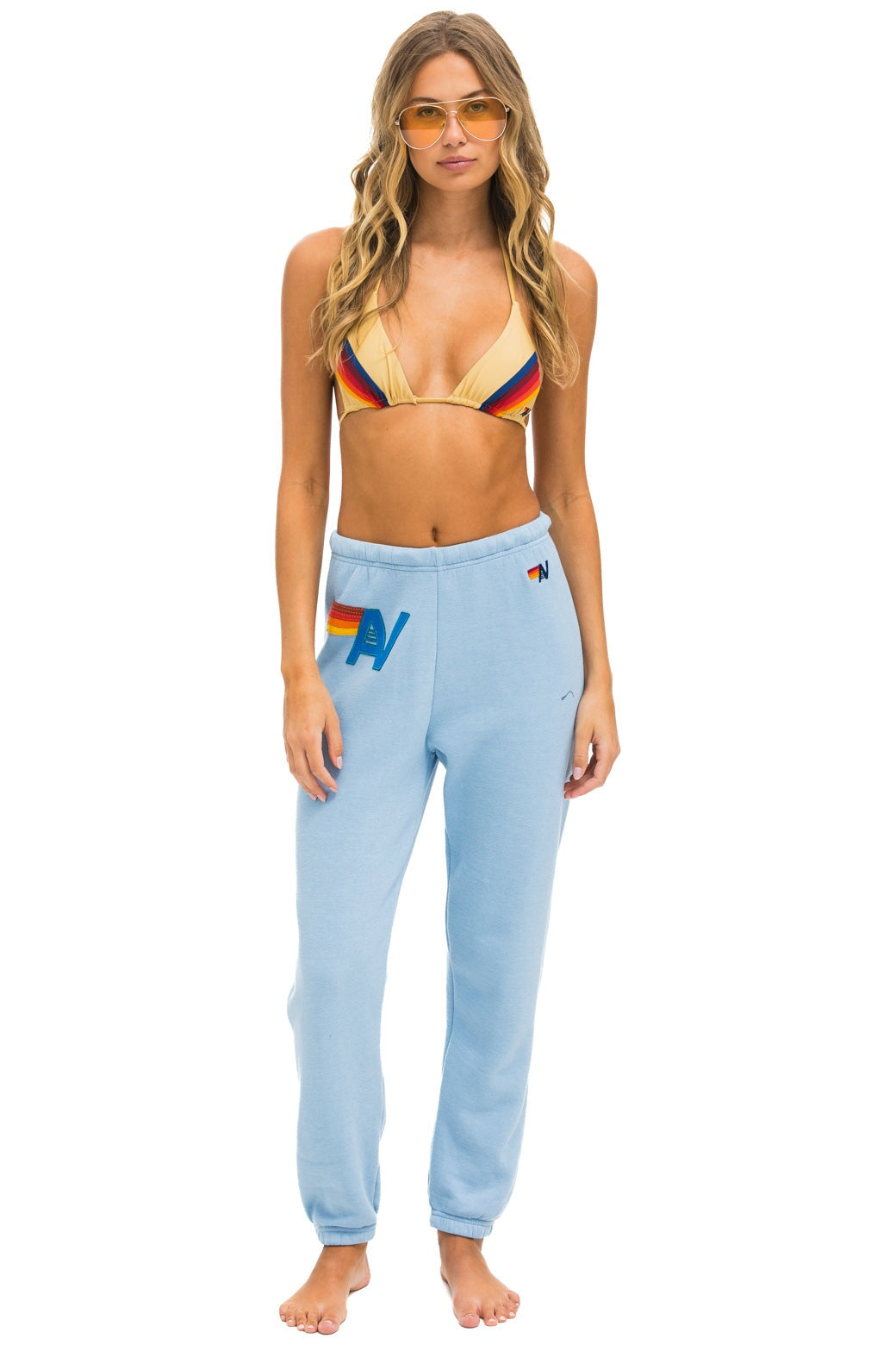 LOGO STITCH SWEATPANTS - ICE Women&#39;s Sweatpants Aviator Nation 