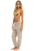 LOGO SWEATPANTS - SAND Women's Sweatpants Aviator Nation 