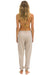 LOGO SWEATPANTS - SAND Women's Sweatpants Aviator Nation 