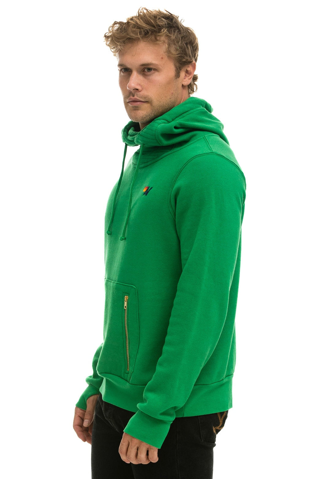 NINJA PULLOVER HOODIE - KELLY GREEN Hoodie Aviator Nation 