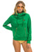 NINJA PULLOVER HOODIE - KELLY GREEN Hoodie Aviator Nation 