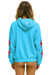 OUTSIDE LANDS 2024 PULLOVER HOODIE RELAXED - NEON BLUE Aviator Nation 