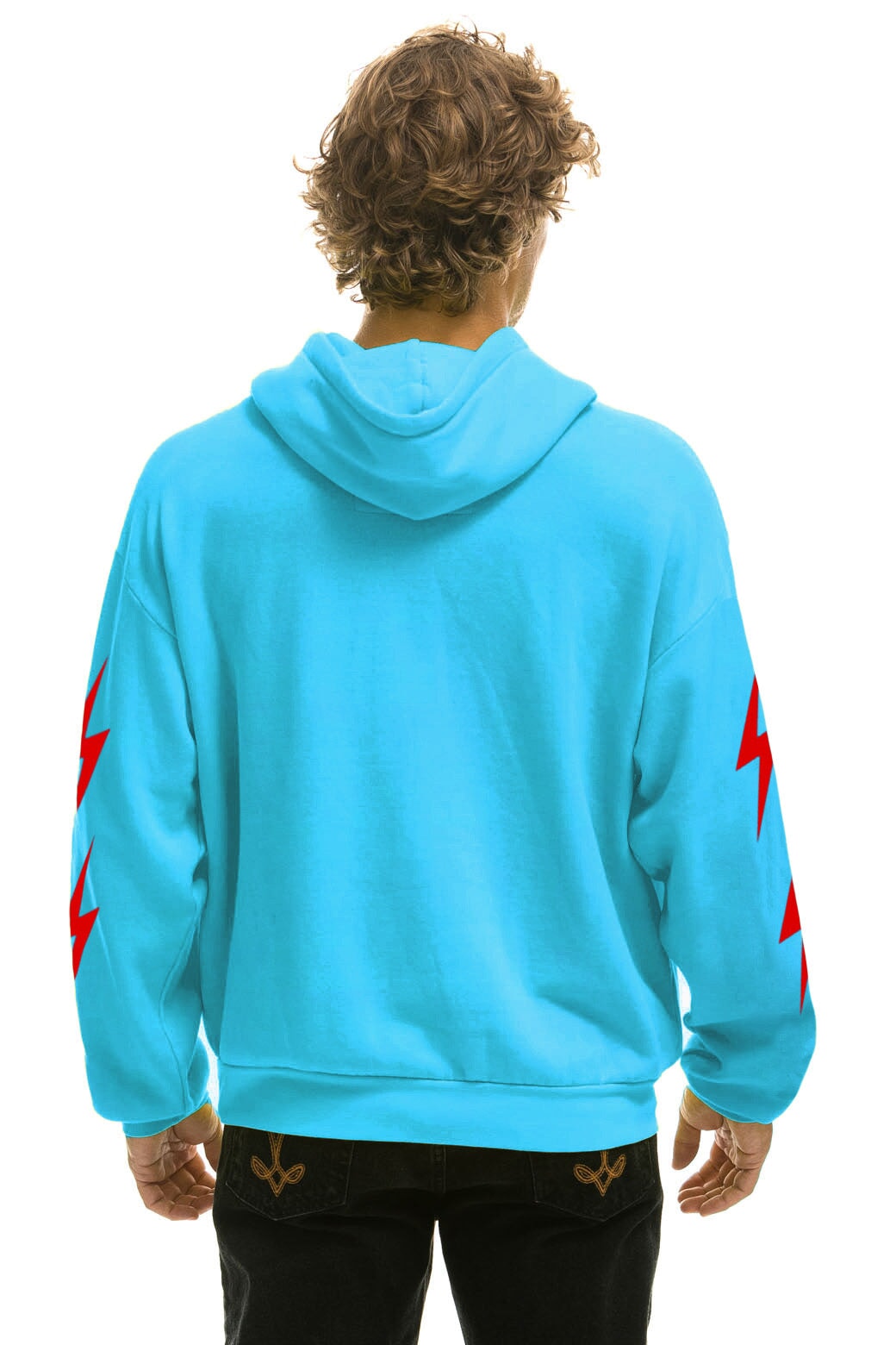 OUTSIDE LANDS 2024 PULLOVER HOODIE RELAXED - NEON BLUE Aviator Nation 