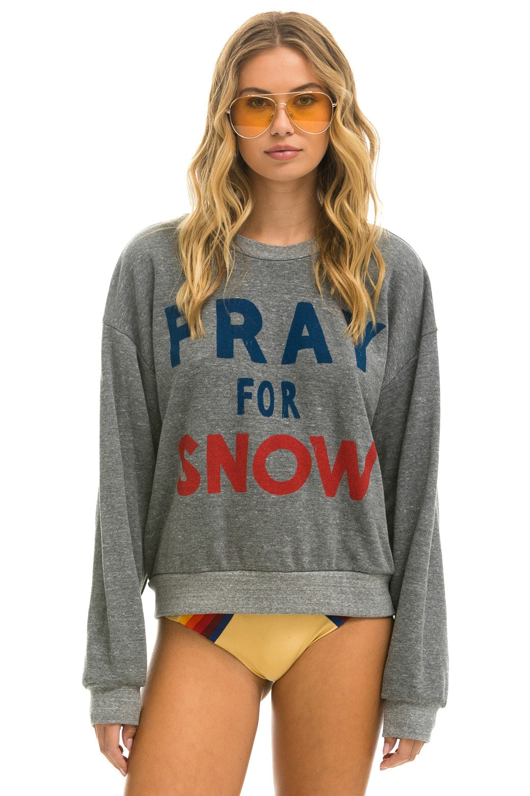 Aviator nation buying pray for snow hoodie Unisex Small