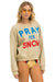 PRAY FOR SNOW RELAXED CREW SWEATSHIRT - SAND Sweatshirt Aviator Nation 