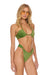 SPARKLE GYPSY RING HI-CUT FULL COVERAGE BIKINI BOTTOMS - ARMY Swim Aviator Nation 