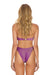 SPARKLE GYPSY RING HI-CUT FULL COVERAGE BIKINI BOTTOMS - GRAPE Swim Aviator Nation 