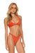 SPARKLE RIVIERA KNOT CHEEKY BIKINI BOTTOMS - HOT CORAL Swim Aviator Nation 