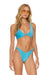 SPARKLE RIVIERA KNOT CHEEKY BIKINI BOTTOMS - SKY Swim Aviator Nation 