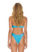 SPARKLE ST TROPEZ BANDEAU HALTER BIKINI TOP - SKY Swim Aviator Nation 