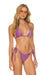 SPARKLE TURKS TRIANGLE BIKINI TOP - GRAPE Swim Aviator Nation 