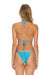 SPARKLE TURKS TRIANGLE BIKINI TOP - SKY Swim Aviator Nation 