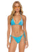 SPARKLE TURKS TRIANGLE BIKINI TOP - SKY Swim Aviator Nation 