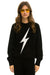 UNISEX BOLT CASHMERE LIGHT SWEATER - BLACK // WHITE BOLT Sweatshirt Aviator Nation 