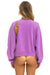 VINTAGE PATCH RELAXED CREW SWEATSHIRT - NEON PURPLE Sweatshirt Aviator Nation 