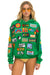 VINTAGE PATCH RELAXED PULLOVER HOODIE- KELLY GREEN Hoodie Aviator Nation 