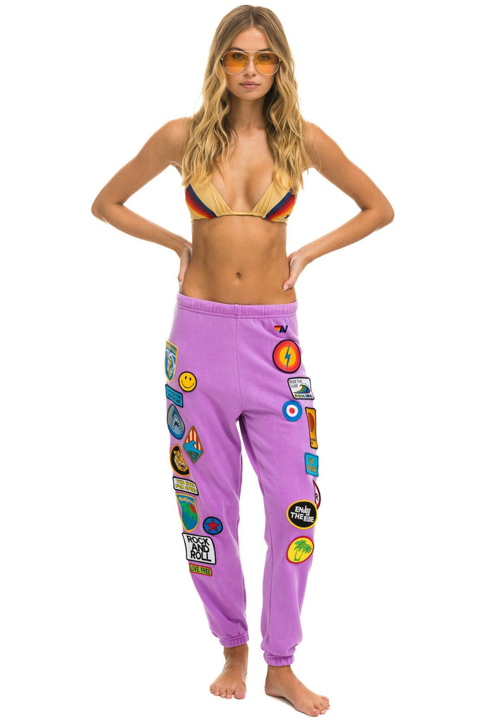 Sweatpants with patches hotsell