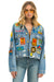 VINTAGE PATCH UNISEX CROP DENIM JACKET - SUPER LIGHT Women's Outerwear Aviator Nation 