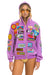 VINTAGE PATCH ZIP HOODIE RELAXED - NEON PURPLE Hoodie Aviator Nation 