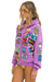 VINTAGE PATCH ZIP HOODIE RELAXED - NEON PURPLE Hoodie Aviator Nation 