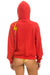 VINTAGE PATCH ZIP HOODIE RELAXED - RED Hoodie Aviator Nation 