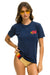 WINDY CITY SMOKEOUT 2024 CREW TEE SHIRT - NAVY TEES Aviator Nation 